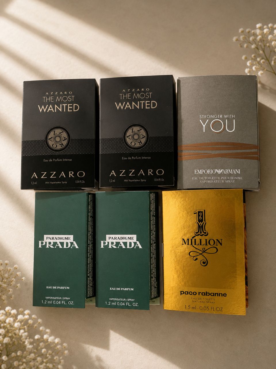 Pack Échantillons Homme Excellence MiniLux – 6 Parfums