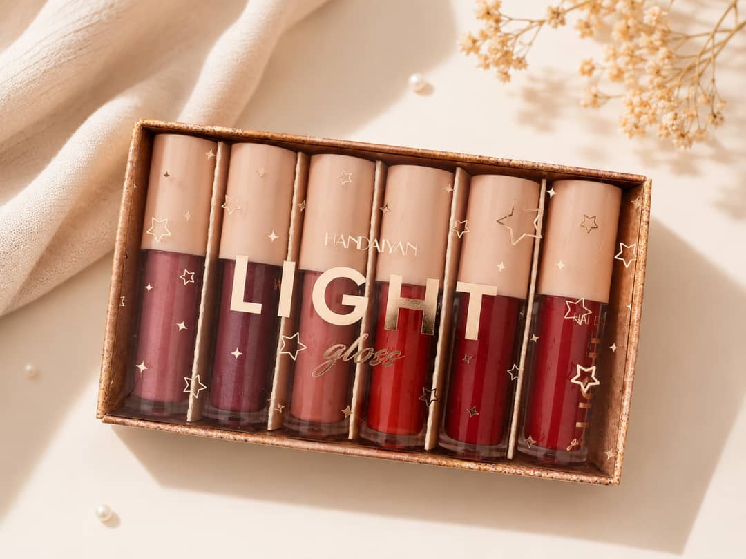 Pack 6 Gloss à Lèvres Handaiyan – Light Gloss Collection